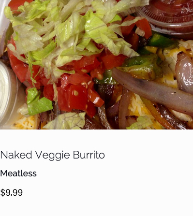 naked veggie burrito