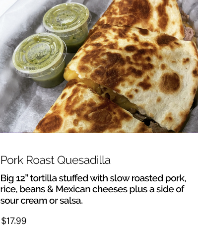 pork quesadilla