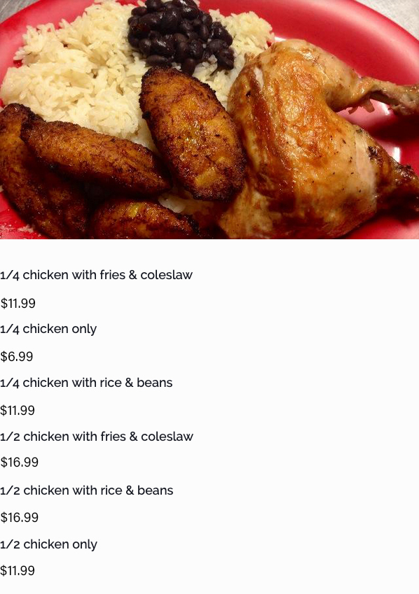 quarter & half chicken